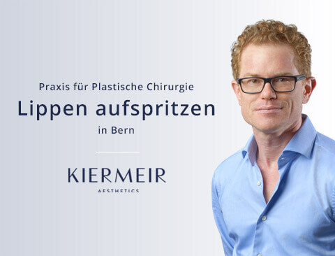 Lippen aufspritzen in Bern - Dr. David Kiermeir 